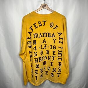 Kanye West Yeezy I Feel Like Kobe Mamba Day Life of Saint Pablo Tour Merch XXL